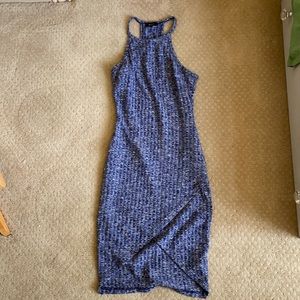 Bodycon blue dress